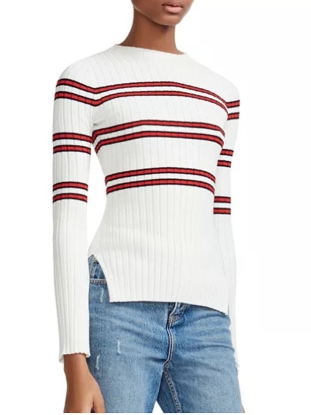 Maje Manuel Ribbed Knit sweater